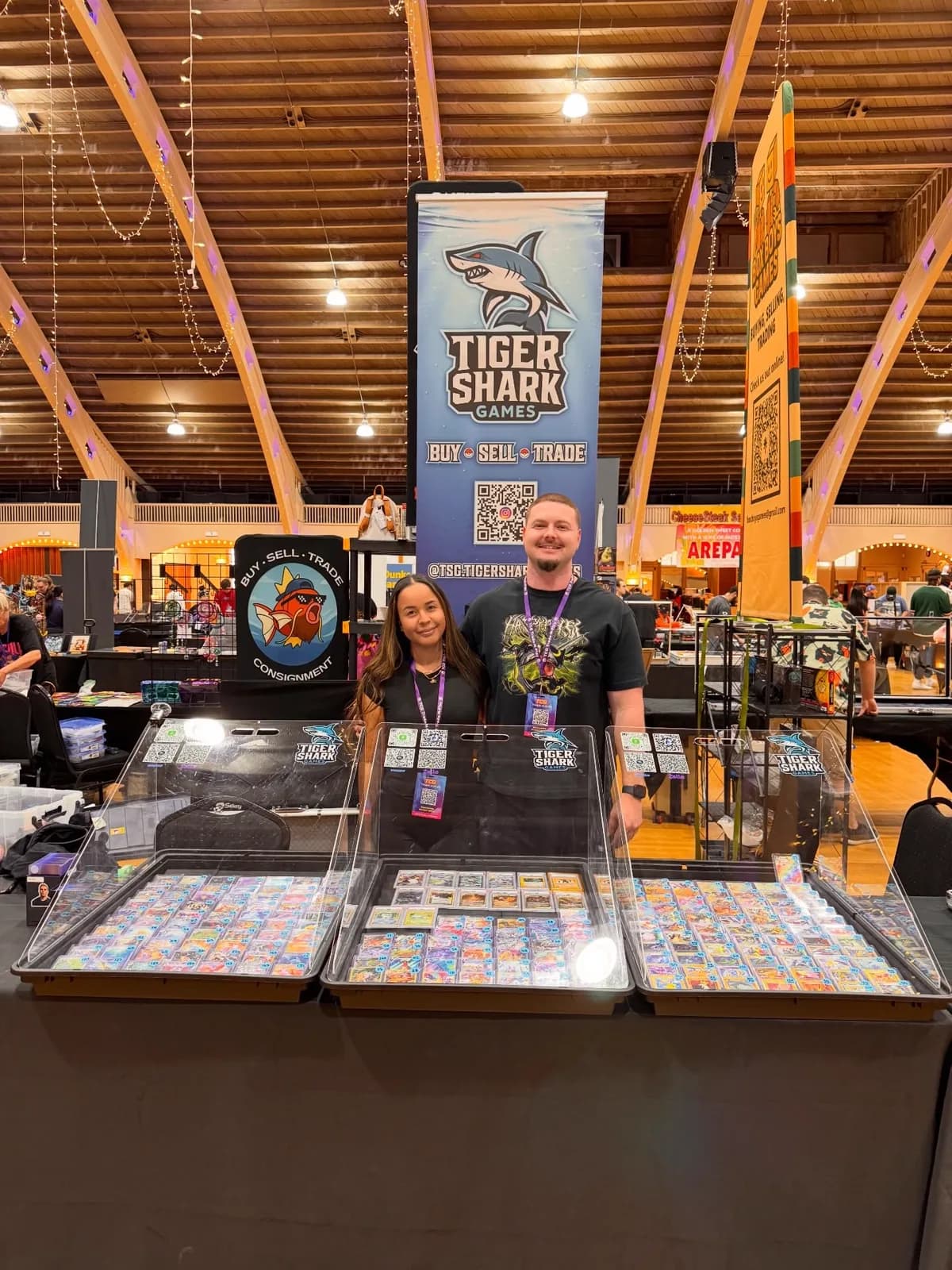 Team at an event
